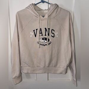 Vans Cream Hoodie Sweater for Women size S